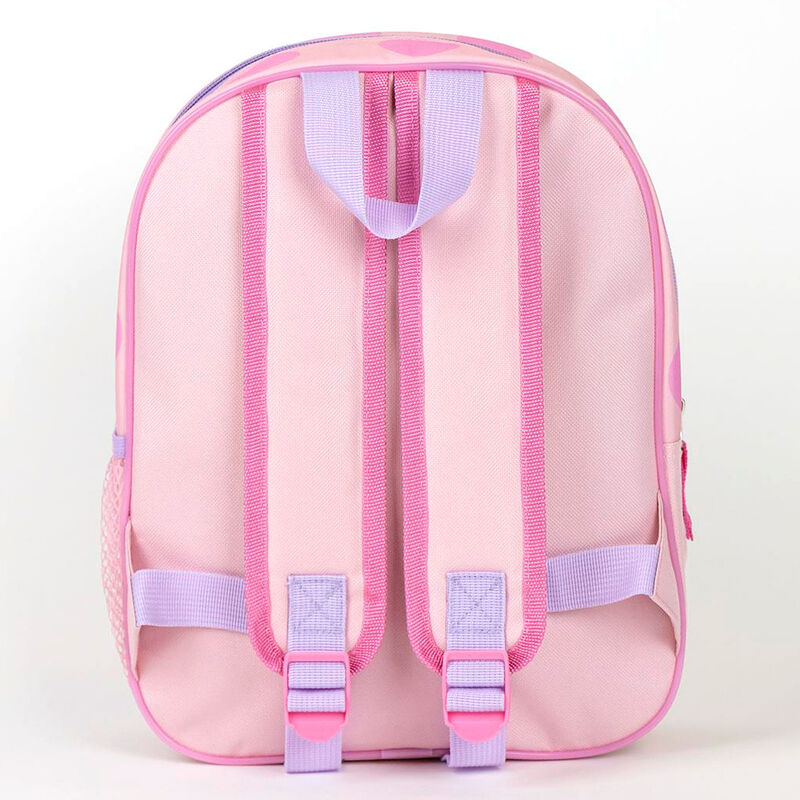 Mochila 3D rosa de Minnie Disney con estampado de lunares - 2