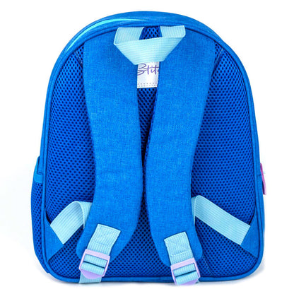 Mochila azul de Stitch Disney con bolsillo frontal - 2