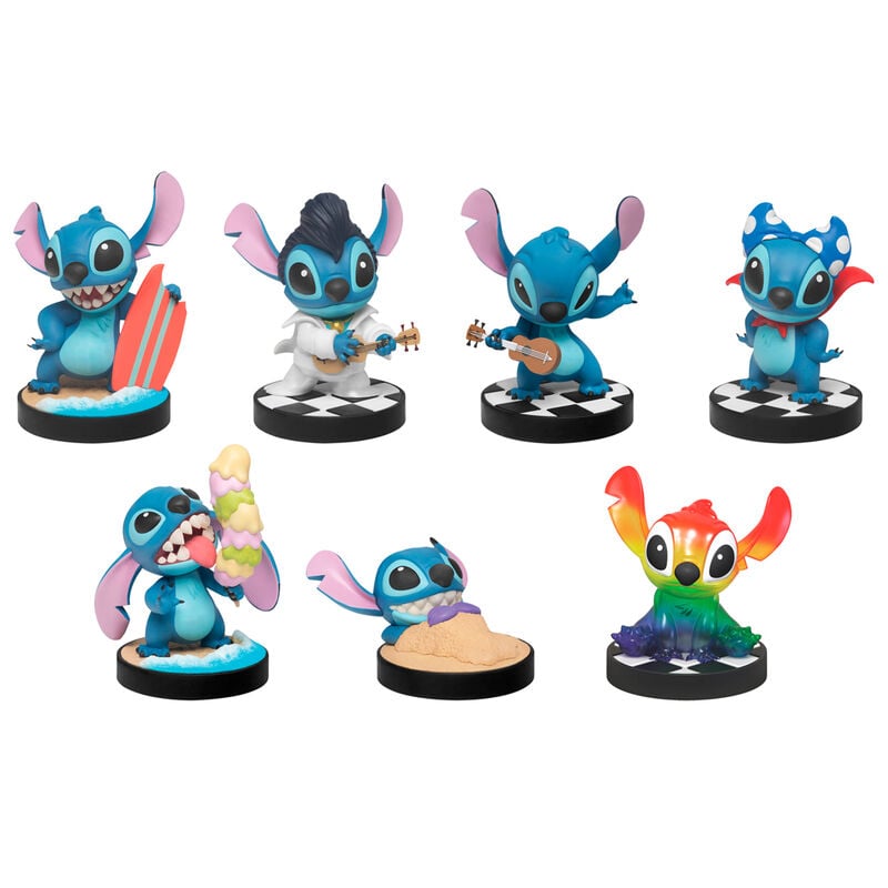 Figuras Hero Box de Stitch Disney con diseños surtidos