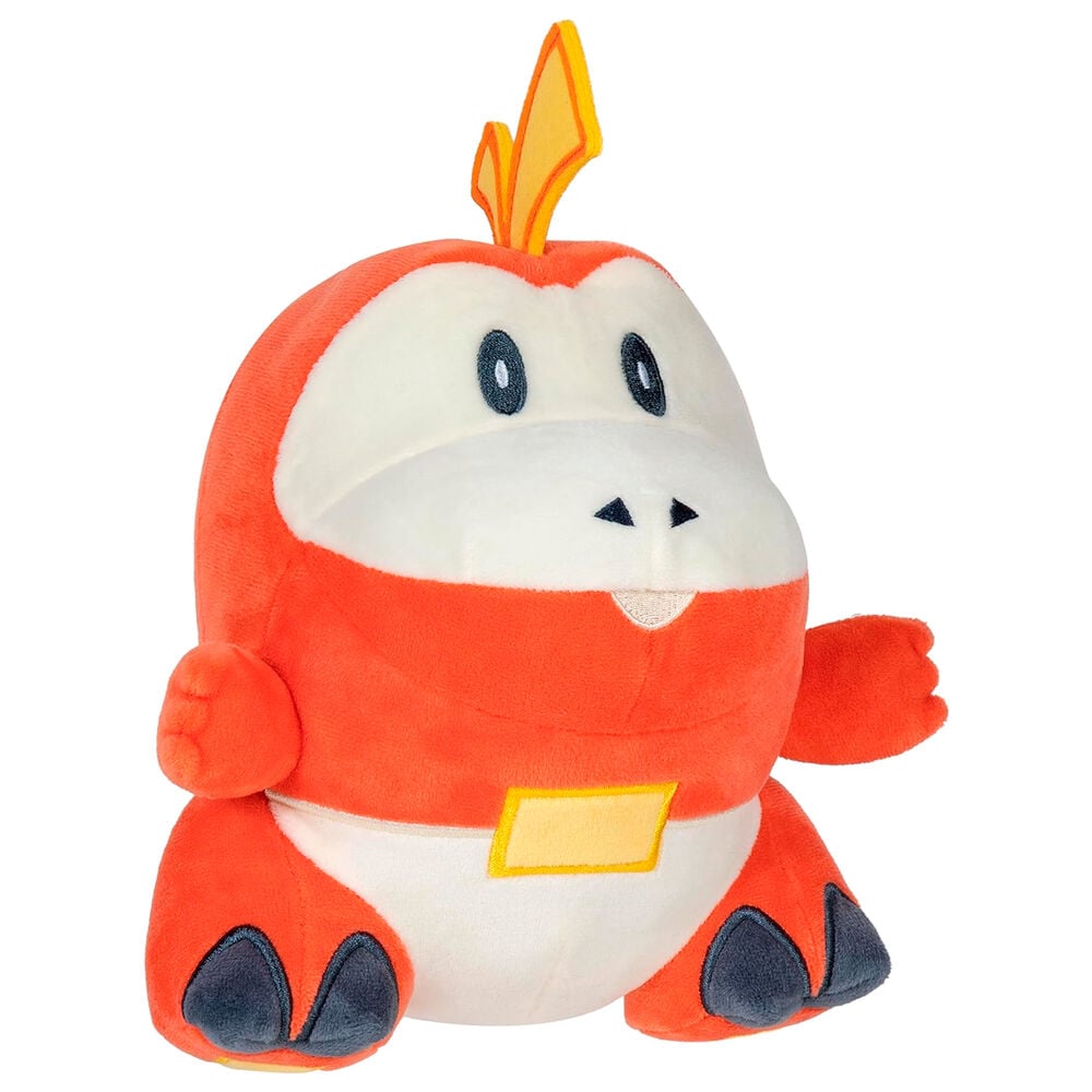 Peluche de Fuecoco Pokémon de 20 cm en rojo y crema
