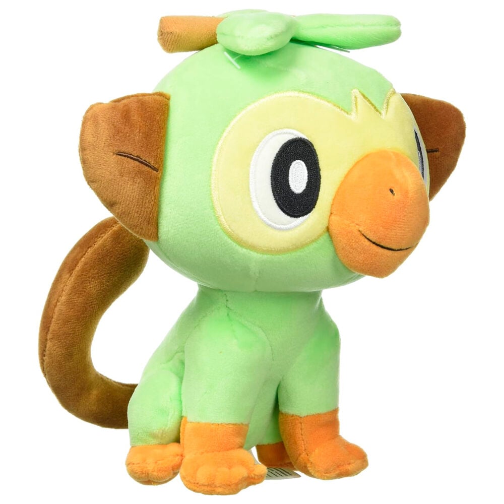 Peluche de Grookey de Pokémon sentado