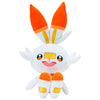 Peluche de Scorbunny Pokémon de 30 cm en blanco y naranja