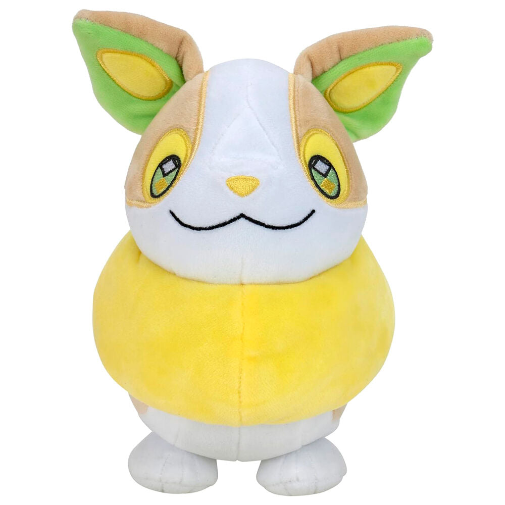 Peluche Yamper de Pokémon de JAZWARES en tonos marrón, blanco, amarillo y verde - 2