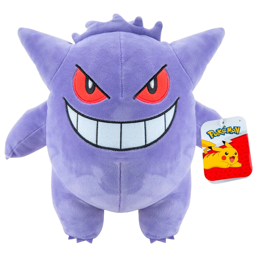 Peluche morado de Gengar Pokémon de 24 cm