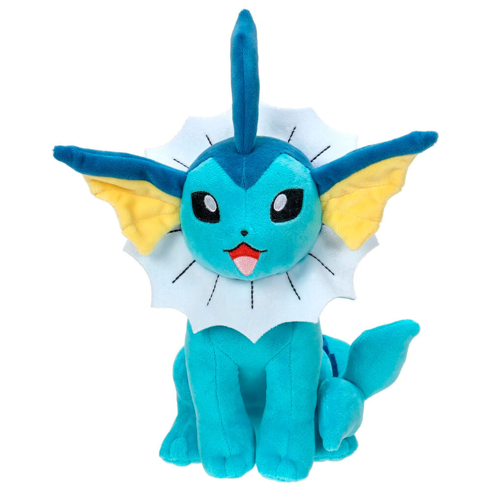Peluche Vaporeon Pokémon azul turquesa sentado - 2