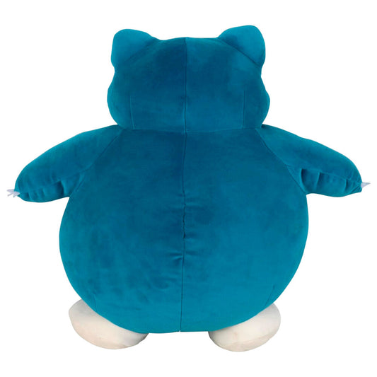Peluche de Snorlax Pokémon de 45 cm en azul verdoso y crema - 4