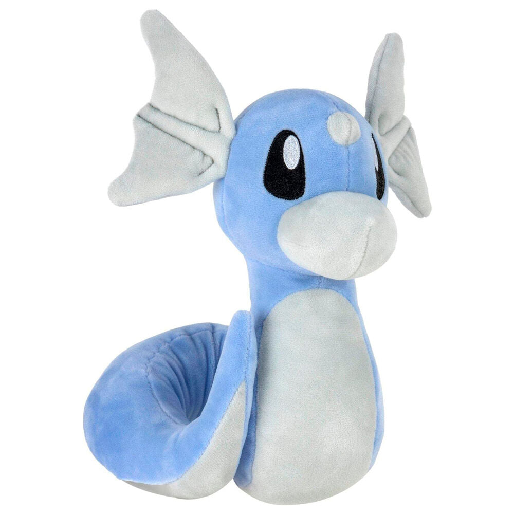 Peluche azul de Dratini Pokémon con alas blancas - 2