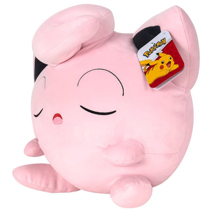 Peluche rosa de Jigglypuff durmiendo de Pokémon