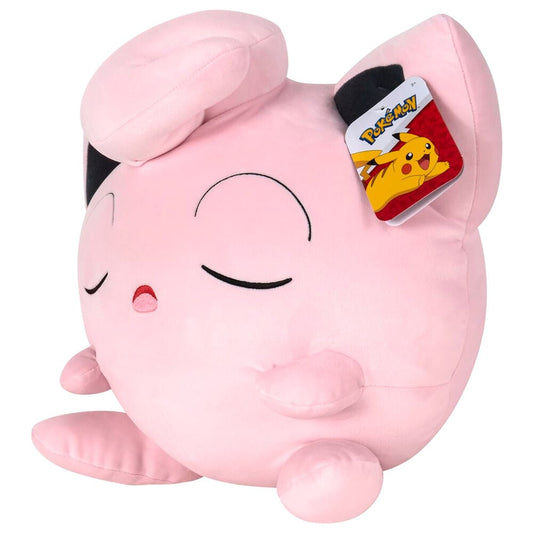 Peluche rosa de Jigglypuff durmiendo de Pokémon