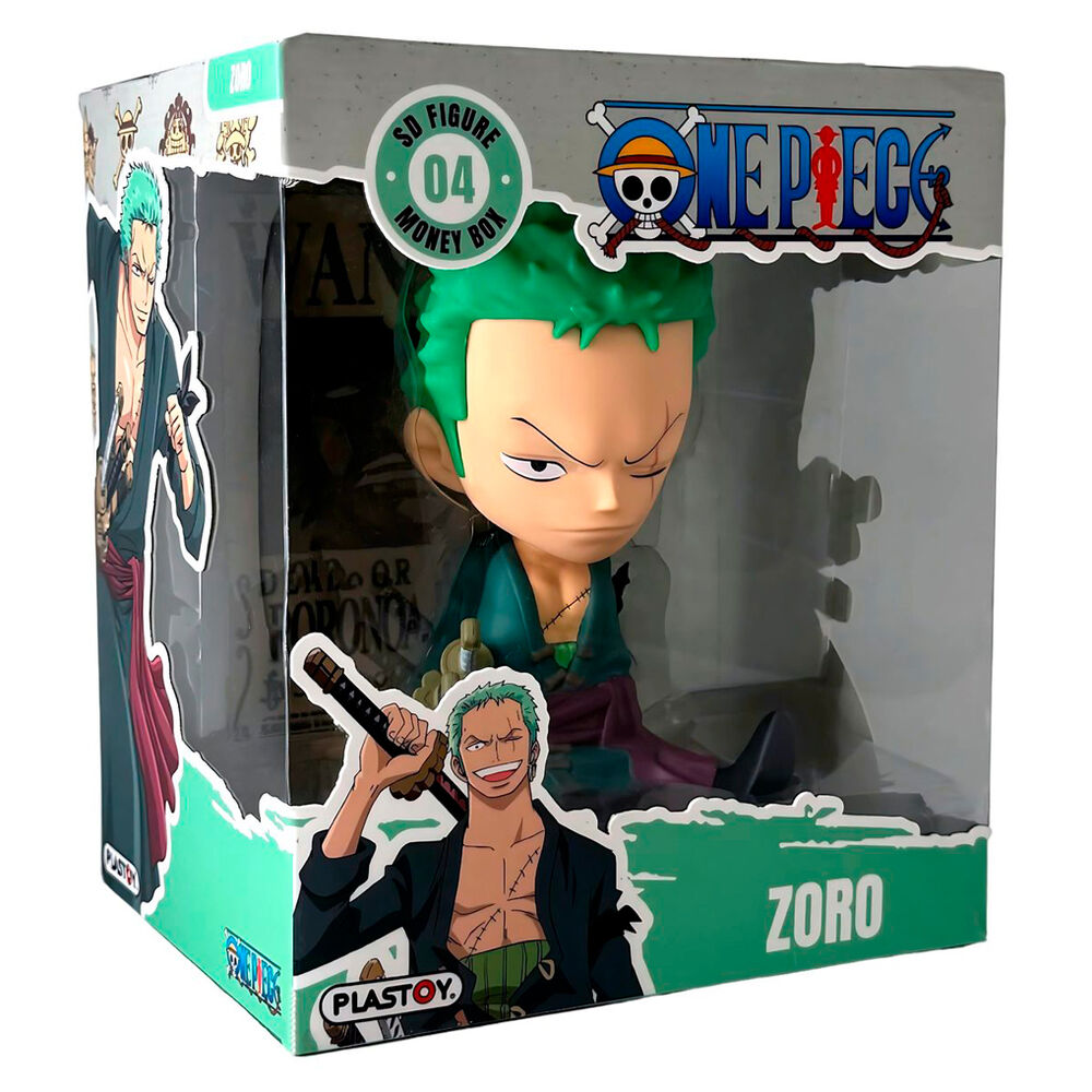 Figura hucha de Zoro de One Piece sentado - 2
