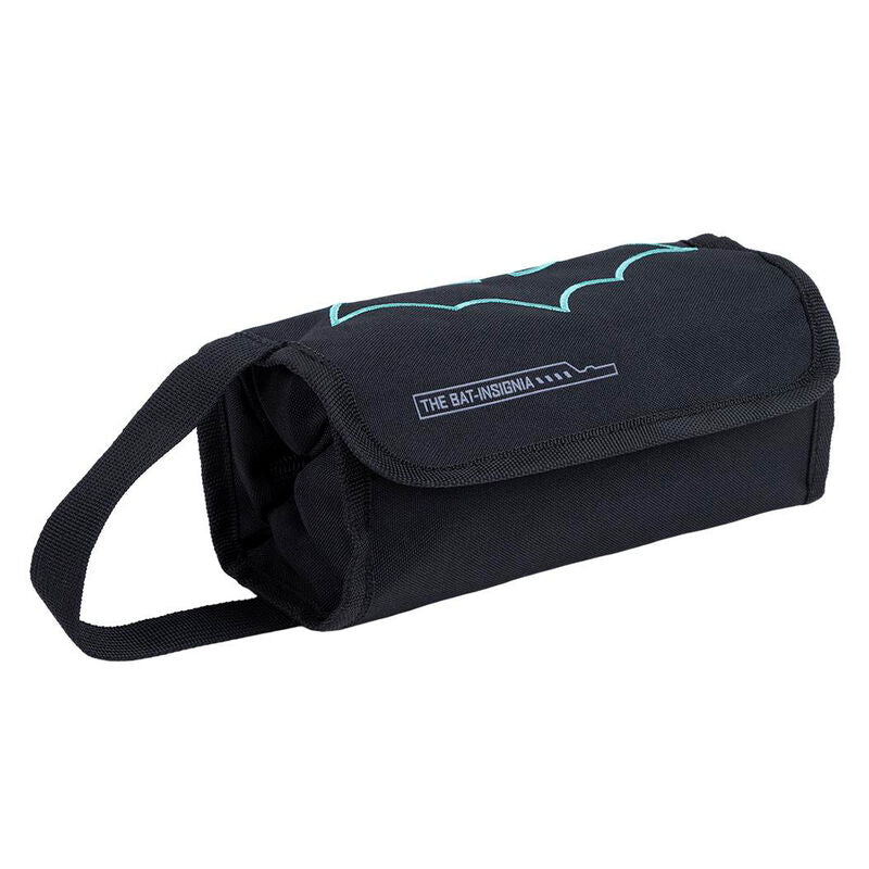 Portatodo triple negro de Batman DC Comics con correa lateral