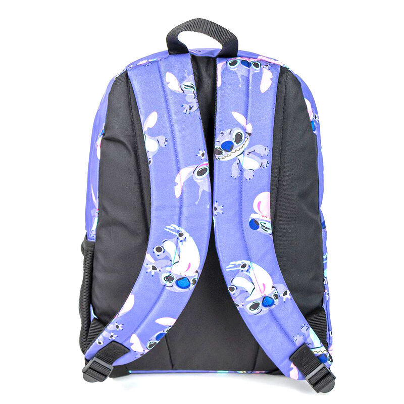 Mochila morada de Stitch Disney con bolsillo frontal - 2