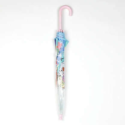 Paraguas burbuja transparente Frozen Disney con mango rosa - 2