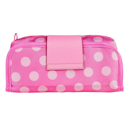 Portatodo rosa de Minnie Disney con lunares y dos compartimentos - 2