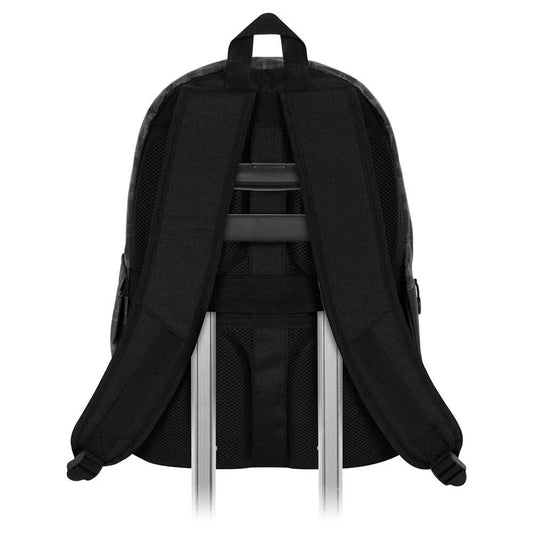 Mochila negra Wednesday Chains con estampado de cuadros y escudo de Nevermore - 5