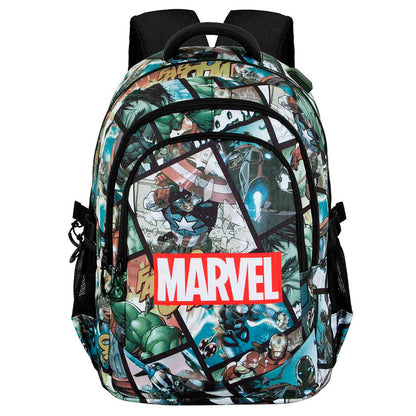 Mochila Marvel Los Vengadores React con estampado de cómic