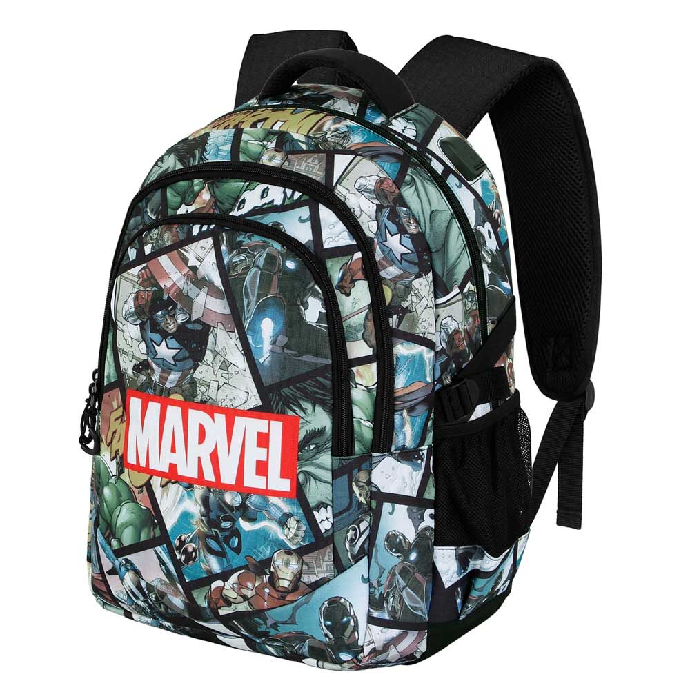Mochila Marvel Los Vengadores React con estampado de cómic - 2