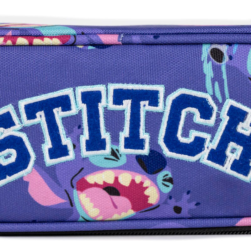Portatodo morado de Stitch Disney con cremallera - 3