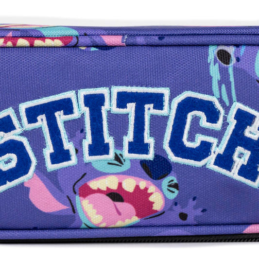 Portatodo morado de Stitch Disney con cremallera - 3