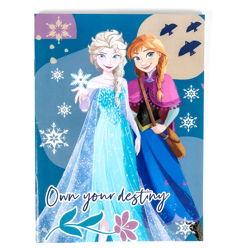 Set de papelería Disney Frozen con lápices, regla, pegatinas y libreta - 3
