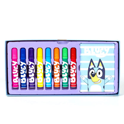 Maletín de papelería para colorear Bluey con bandejas interiores - 3