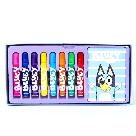 Maletín de papelería para colorear Bluey con bandejas interiores - 3