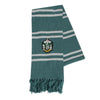 Bufanda verde de Slytherin de Harry Potter con escudo y flecos