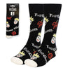 Calcetines negros Disney Villanas con estampado Evil Queen
