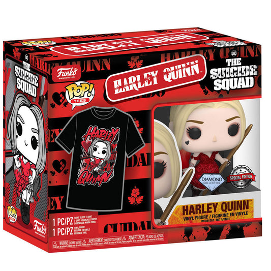 Set Funko POP! y camiseta negra de Harley Quinn - 2