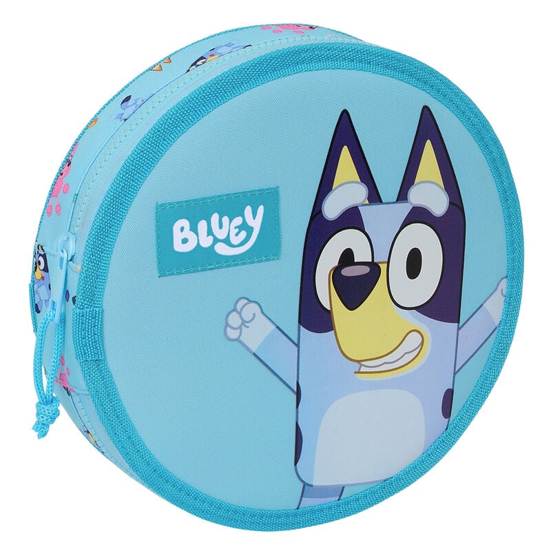 Plumier azul de Bluey SAFTA con 18 piezas