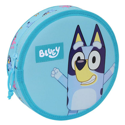 Plumier azul de Bluey SAFTA con 18 piezas