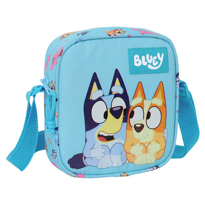 Bandolera azul de Bluey y Bingo con correa ajustable