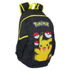 Mochila negra Pokémon de SAFTA con Pikachu y detalles amarillos