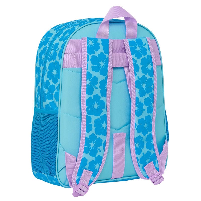 Mochila azul Hawaii de Stitch Disney con bolsillo frontal - 2