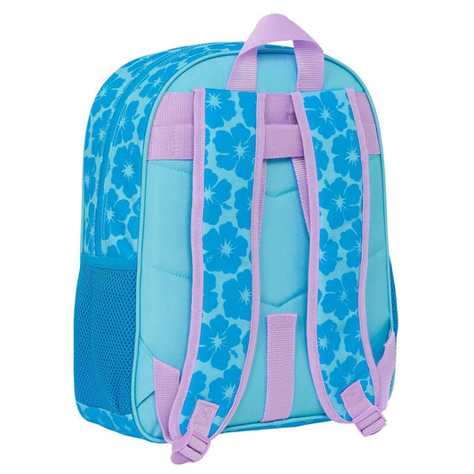Mochila azul Hawaii de Stitch Disney con bolsillo frontal - 2