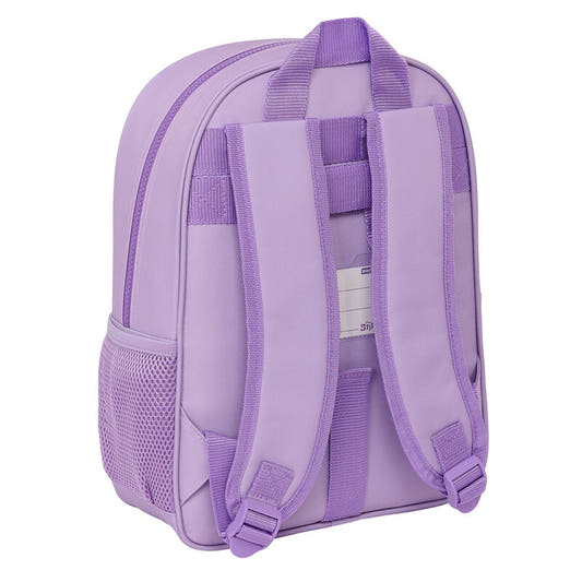 Mochila Disney Stitch Sweet lila y azul de 34 cm - 2