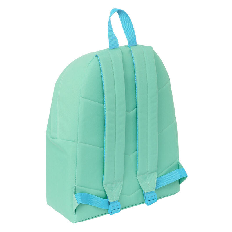 Mochila escolar verde agua de Stitch Disney con bolsillo frontal - 2