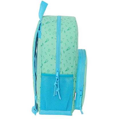 Mochila Disney Stitch Aloha verde de 42 cm con bolsillo frontal - 3