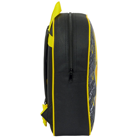 Mochila Pokémon Pikachu amarilla y gris de 27 cm - 3