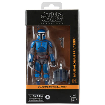Figura articulada Mandalorian Privateer de Star Wars con armadura azul - 2
