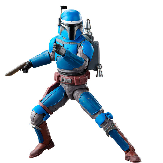 Figura articulada Mandalorian Privateer de Star Wars con armadura azul - 5