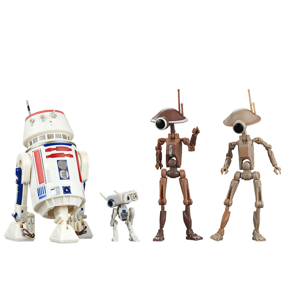 Set de figuras Star Wars The Black Series con R5-D4, BD-72 y Pit Droids - 3