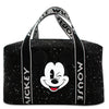 Neceser negro de Mickey Disney con asas decoradas