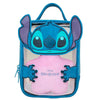 Neceser azul de Stitch Disney con frontal transparente