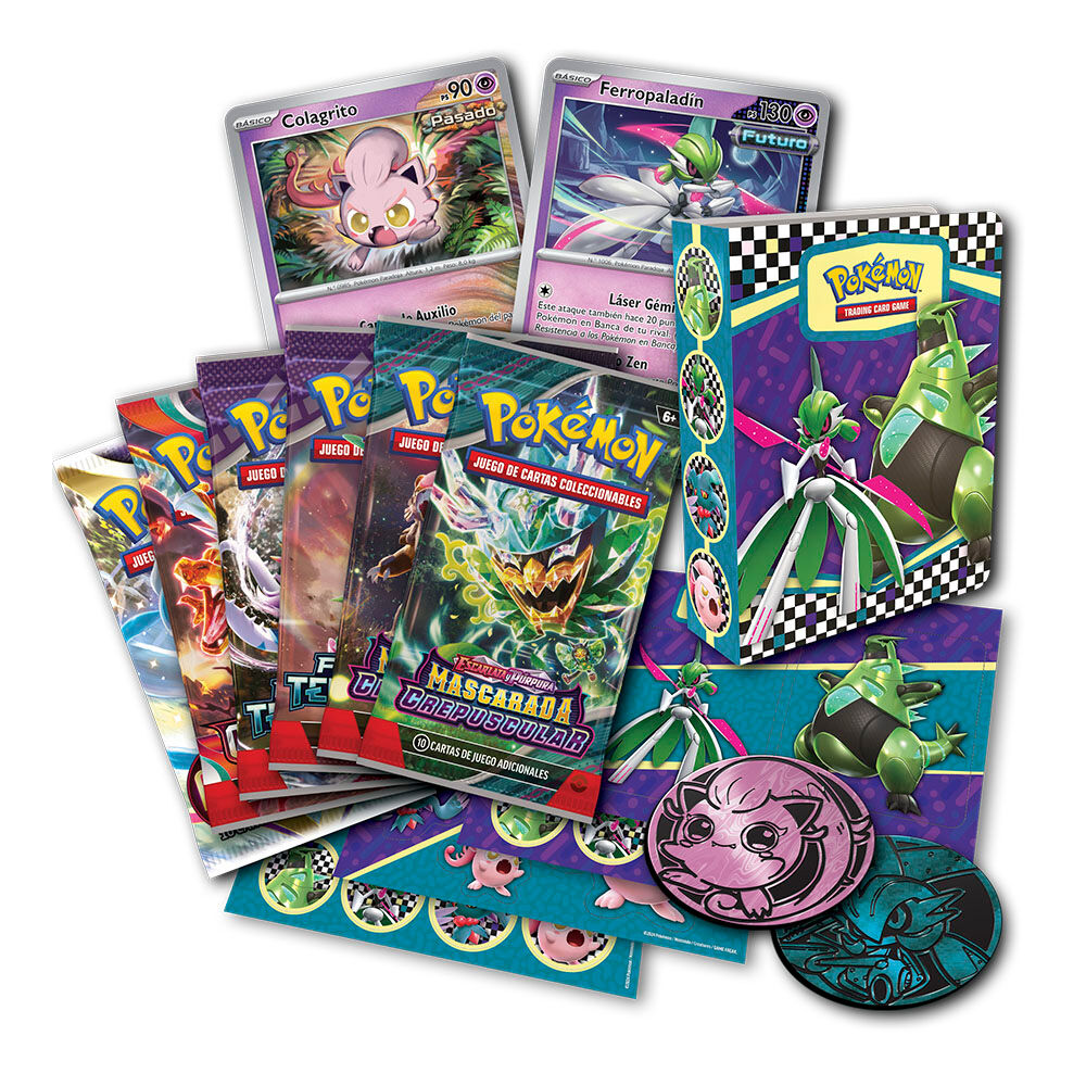 Estuche Collector Chest Pokémon con asa e ilustraciones de Pokémon - 3