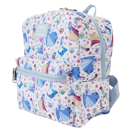 Mini mochila Loungefly de princesas Disney con estampado estilo manga