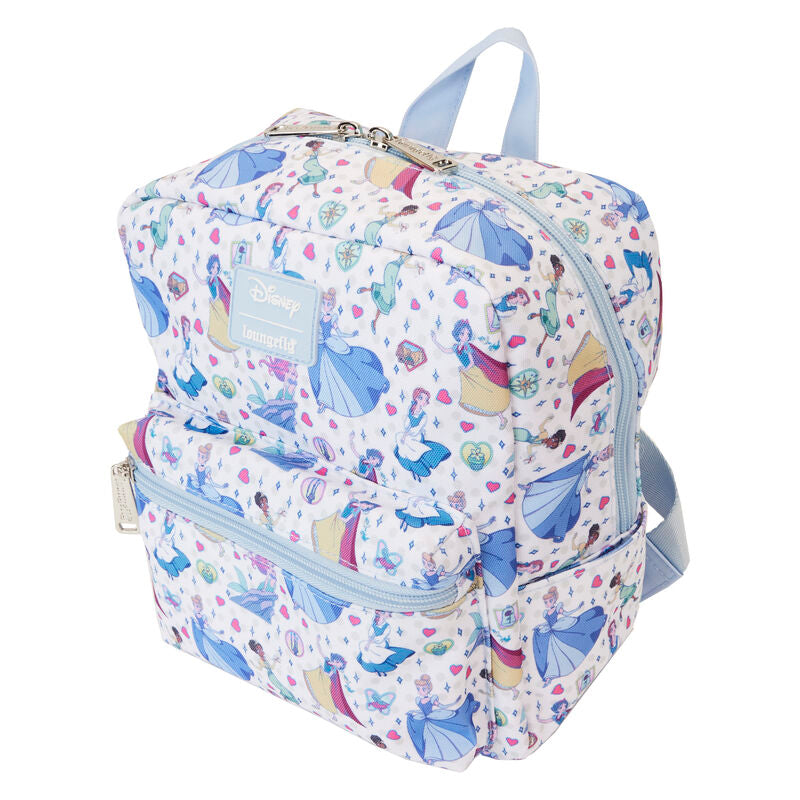 Mini mochila Loungefly de princesas Disney con estampado estilo manga - 3