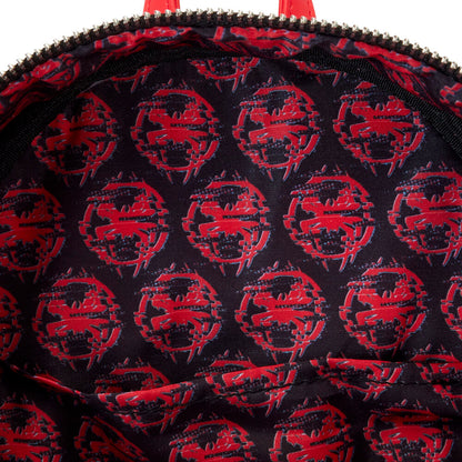 Mini mochila Loungefly de Miles Morales Spider-Verse en rojo, azul y negro - 7