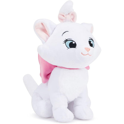 Peluche de Marie de Los Aristogatos Disney, blanca con detalles rosas