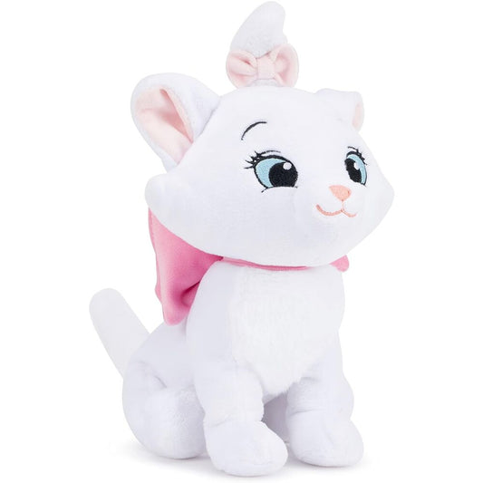 Peluche de Marie de Los Aristogatos Disney, blanca con detalles rosas